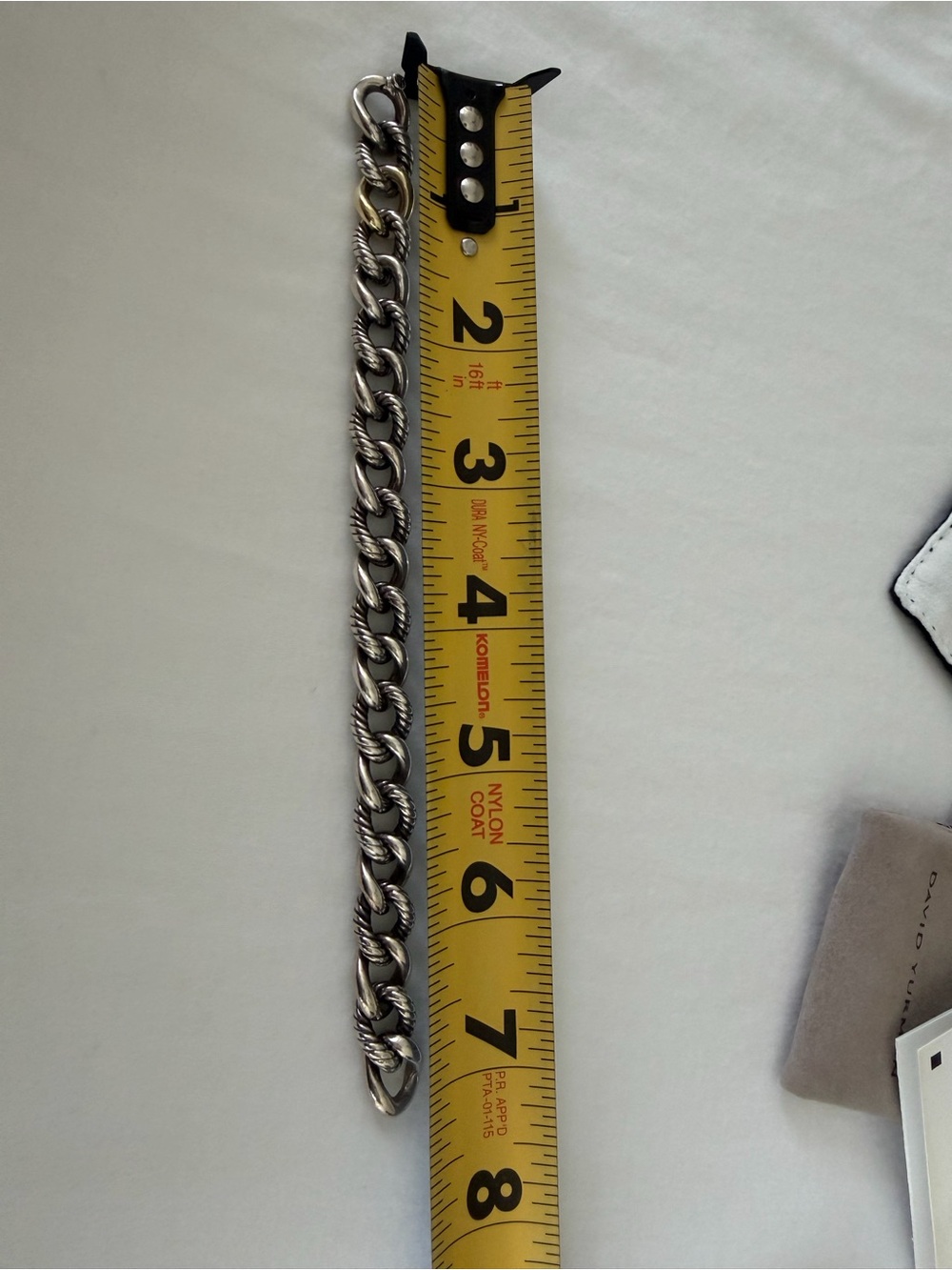Authentic DY Curb link Bracelet - Picture 4 of 5